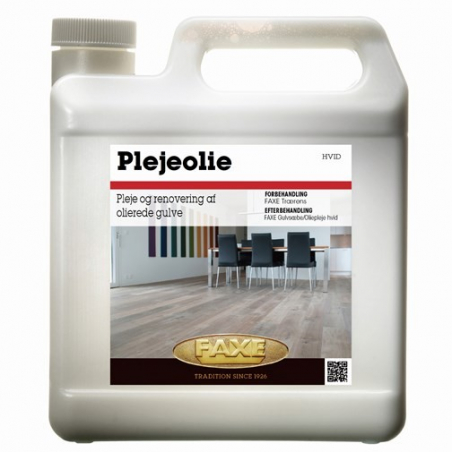 Faxe Plejeolie Hvid 2,5 ltr